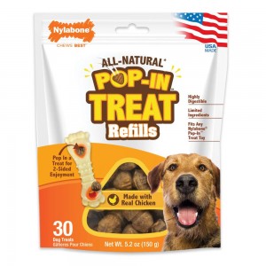 Nylabone All-Natural Pop-In Treat Refills Power Chew Toys USA | WEIJA-9345