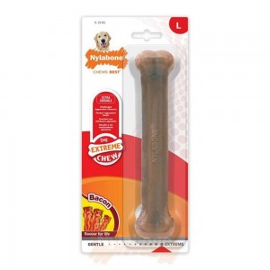 Nylabone Bacon Bone – Large Extreme Chews Toys USA | OFDNI-6482