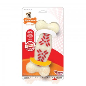 Nylabone Bacon Plus Bone – X-Large Extreme Chews Toys USA | FLBYH-3518