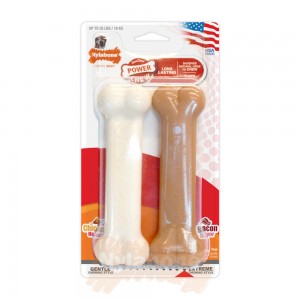 Nylabone Bacon / Chicken Bone Twin Pack – Medium Extreme Chews Toys USA | XFYHA-3612