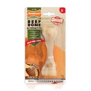 Nylabone Beef Beef Bone – Small Extreme Chews Toys USA | SUWLM-0815