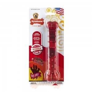 Nylabone Beef Jerky Textured Bone – Large Extreme Chews Toys USA | TDSYR-3591