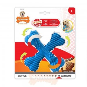 Nylabone Beef X Shaped – Large Extreme Chews Toys USA | FCJLN-0234