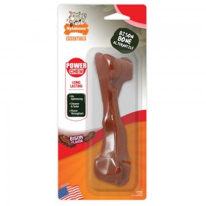 Nylabone Bison Bone Alternative Nylon Power Chew Toys USA | JHSNM-4825