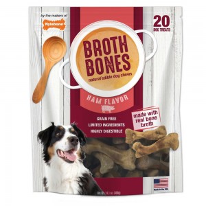 Nylabone Broth Bones Dog Chew Treats USA | LPYCT-2396