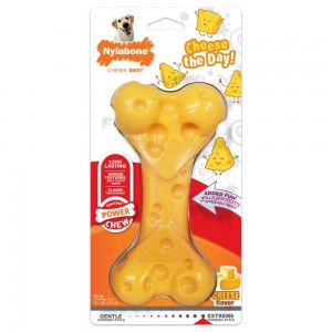 Nylabone Cheese Power Chew Toys USA | ZTFBI-4163