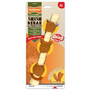 Nylabone Chicken Jerky Shish Kebab – X-Large Extreme Chews Toys USA | NBAZX-5402