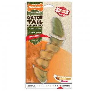 Nylabone Gator Tail Alternative Power Chew Toys USA | NSZVB-2753