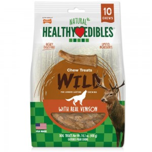 Nylabone Healthy Edibles WILD All-Natural Long Lasting Antler Dog Chew Treats USA | KSPGT-3697