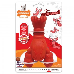 Nylabone Lobster Power Chew Toys USA | MTRPJ-9387