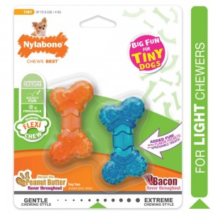 Nylabone Moderate FlexiChew Bone Flexi Chew® Toys USA | PEYCM-0216