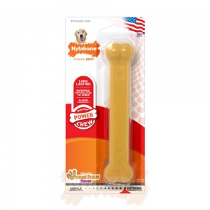 Nylabone Peanut Butter Bone – Large Extreme Chews Toys USA | FRZBH-8356