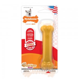 Nylabone Peanut Butter Bone – Small Extreme Chews Toys USA | UMBFV-3259