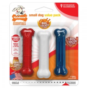 Nylabone Small Value Pack Power Chew Toys USA | XRUSQ-2098