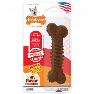 Nylabone Textured Bone Power Chew Toys USA | PJLSO-0217