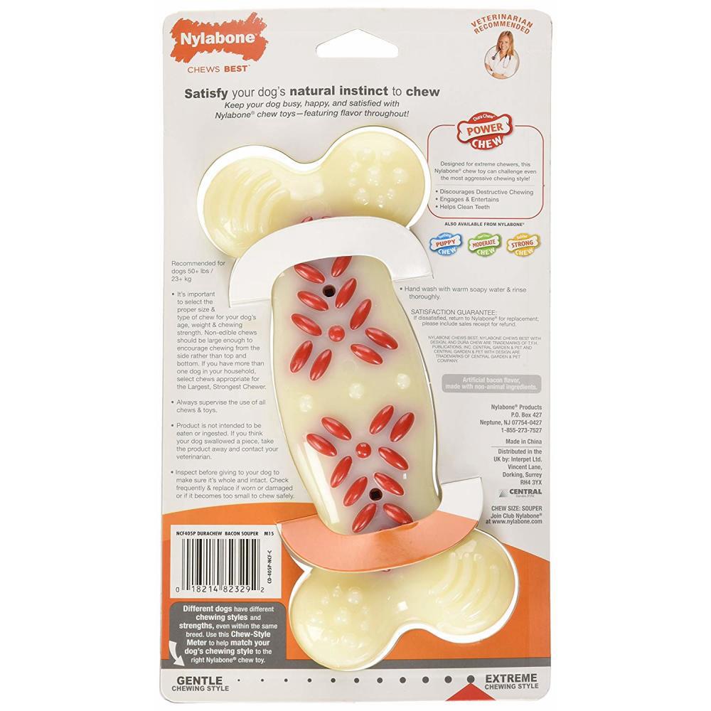 Nylabone Action Ridges Power Chew Toys  USA |  XLGYZ-4172