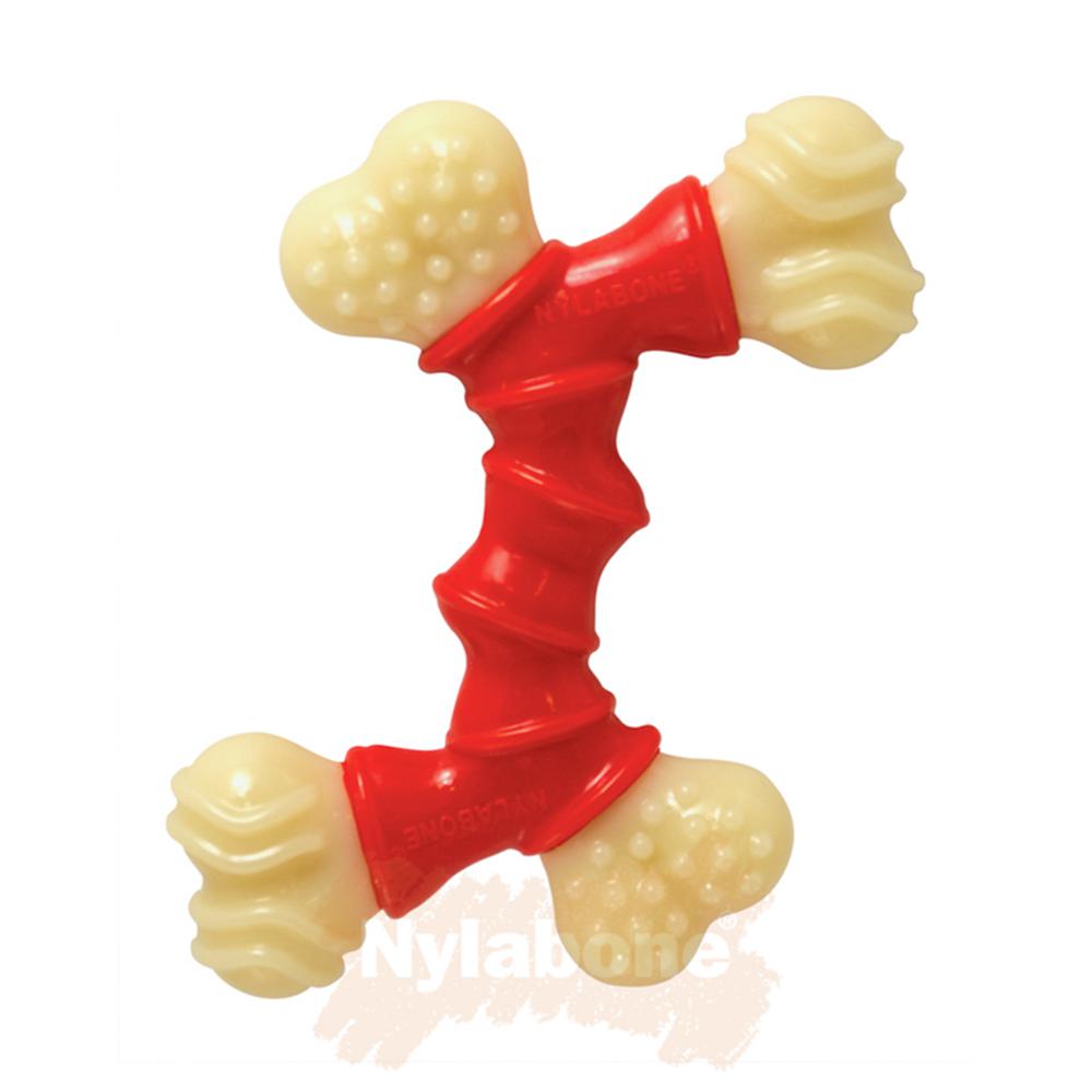 Nylabone Bacon Double Bone – Medium Extreme Chews Toys  USA |  KLPZH-1047