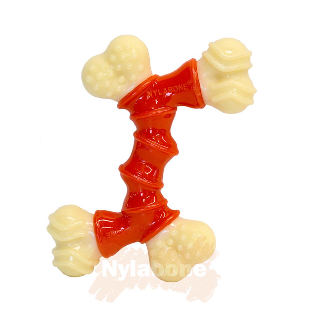 Nylabone Bacon Double Bone – X-Large Extreme Chews Toys  USA |  HDFOB-5980