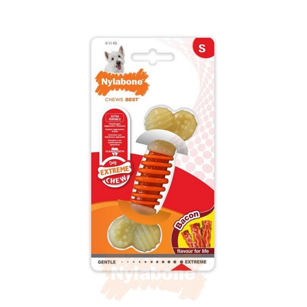 Nylabone Bacon Pro Action Bone – Small Extreme Chews Toys  USA |  RSHAF-0946