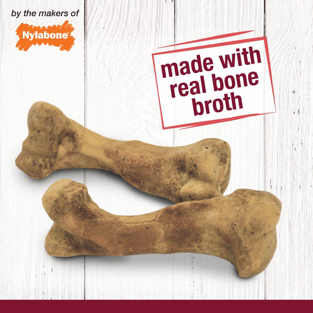 Nylabone Broth Bones Dog Chew Treats  USA |  LPYCT-2396