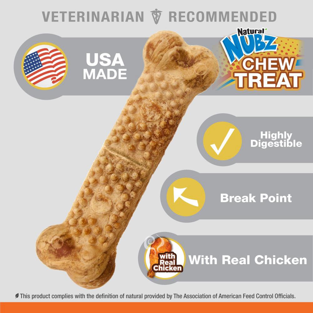 Nylabone Chew and Treat Twin Pack Power Chew Toys  USA |  CGFRB-4268