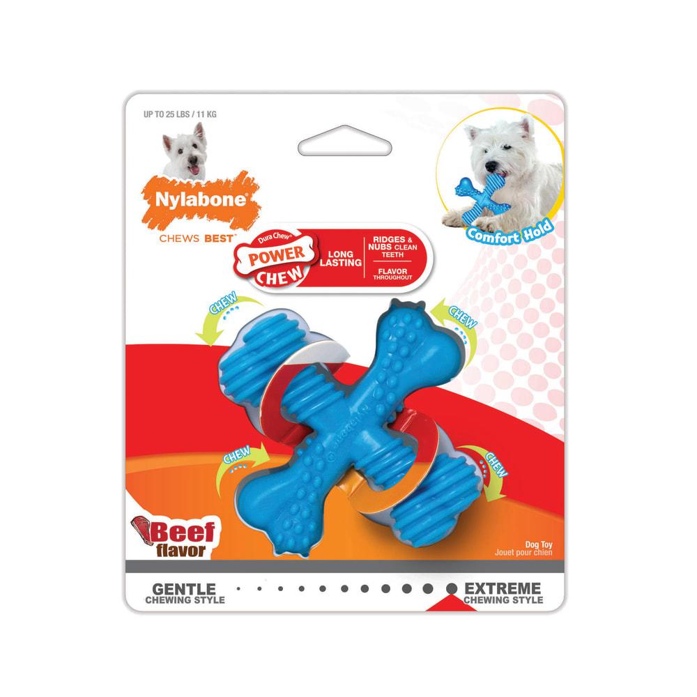 Nylabone Comfort Hold X Bone Power Chew Toys  USA |  VZKSC-0864