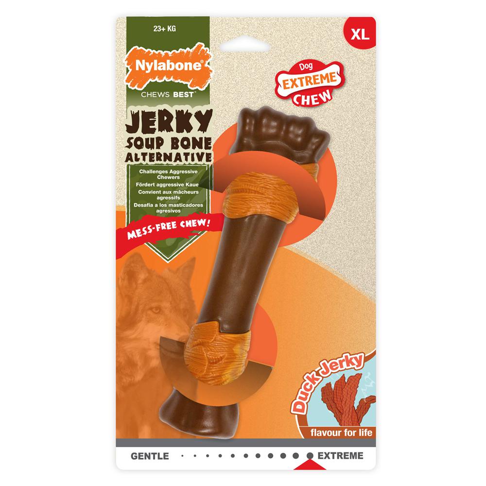 Nylabone Duck Jerky Bone – X-Large Extreme Chews Toys  USA |  HOGEB-6972