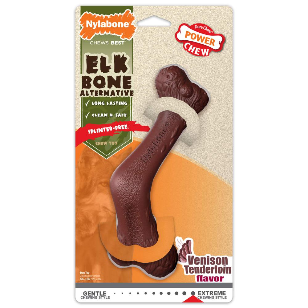 Nylabone Elk Bone Alternative Power Chew Toys  USA |  YQRAJ-0891