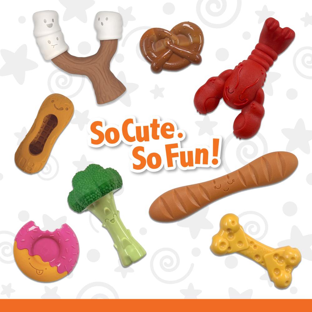 Nylabone Fillable Peanut Dog Treat Toys  USA |  UBFVT-0182