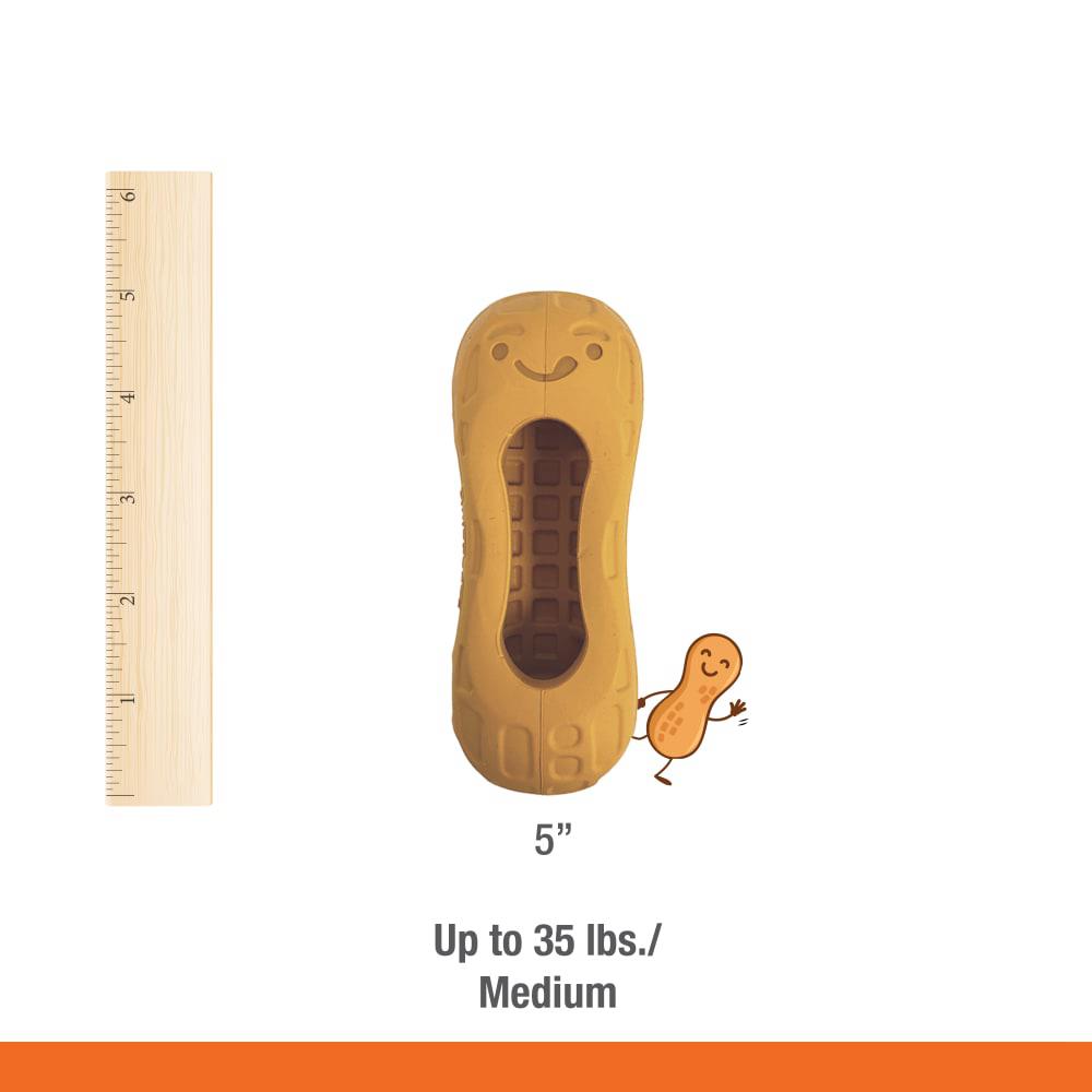 Nylabone Fillable Peanut Dog Treat Toys  USA |  UBFVT-0182