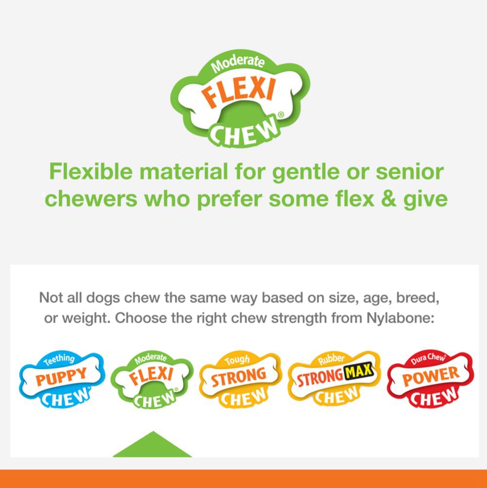 Nylabone Flexi Chill & with Treat Pockets Flexi Chew® Toys  USA |  OQIYT-5739