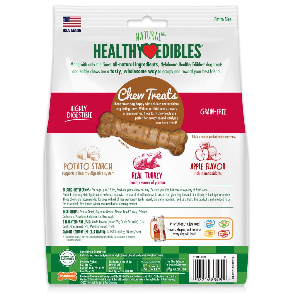 Nylabone Healthy Edibles All-Natural Long Lasting Dog Chew Treats  USA |  DWQMG-8143