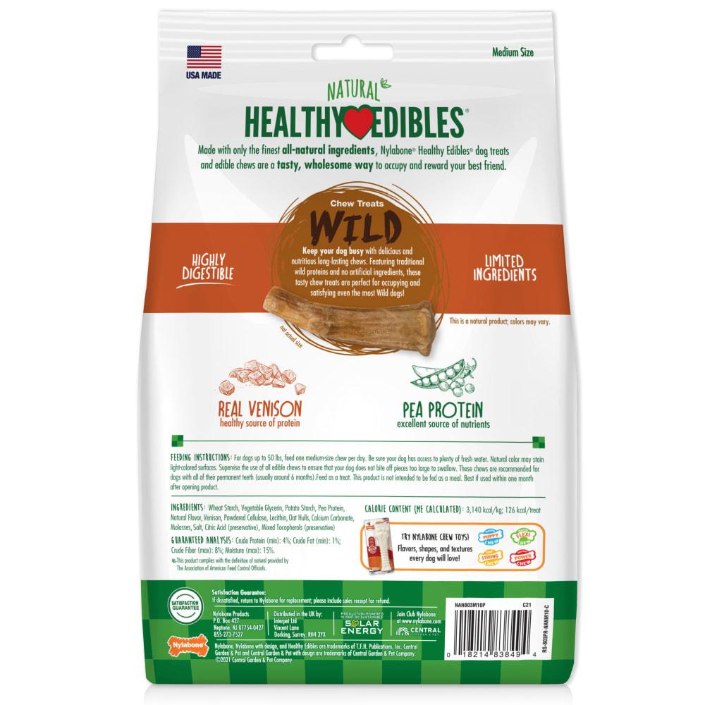 Nylabone Healthy Edibles WILD All-Natural Long Lasting Antler Dog Chew Treats  USA |  KSPGT-3697