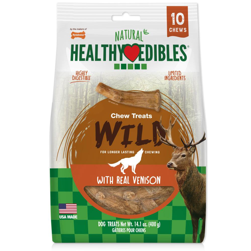 Nylabone Healthy Edibles WILD All-Natural Long Lasting Antler Dog Chew Treats  USA |  KSPGT-3697