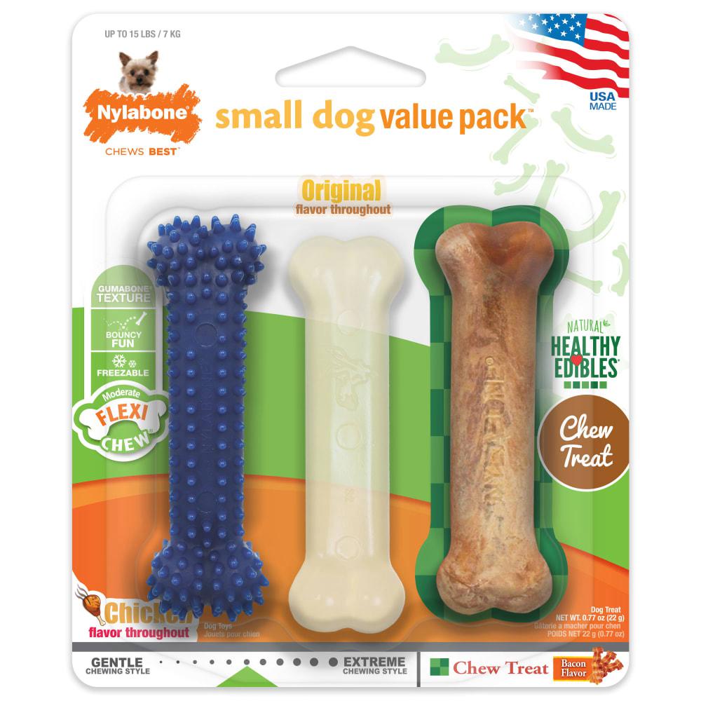 Nylabone Healthy Edibles and Flexi Value Pack Flexi Chew® Toys  USA |  APMKH-8923