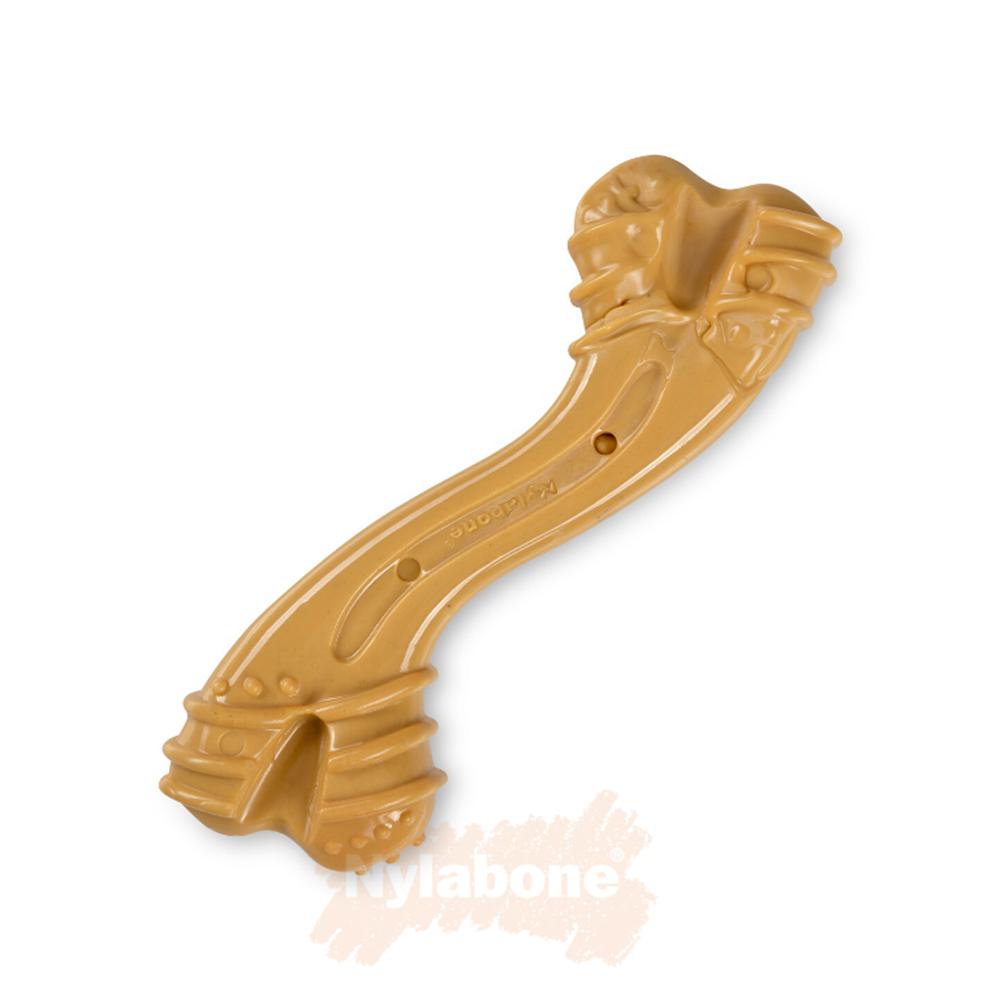 Nylabone Peanut Butter Curvy Bone – Large Extreme Chews Toys  USA |  XCADK-7850