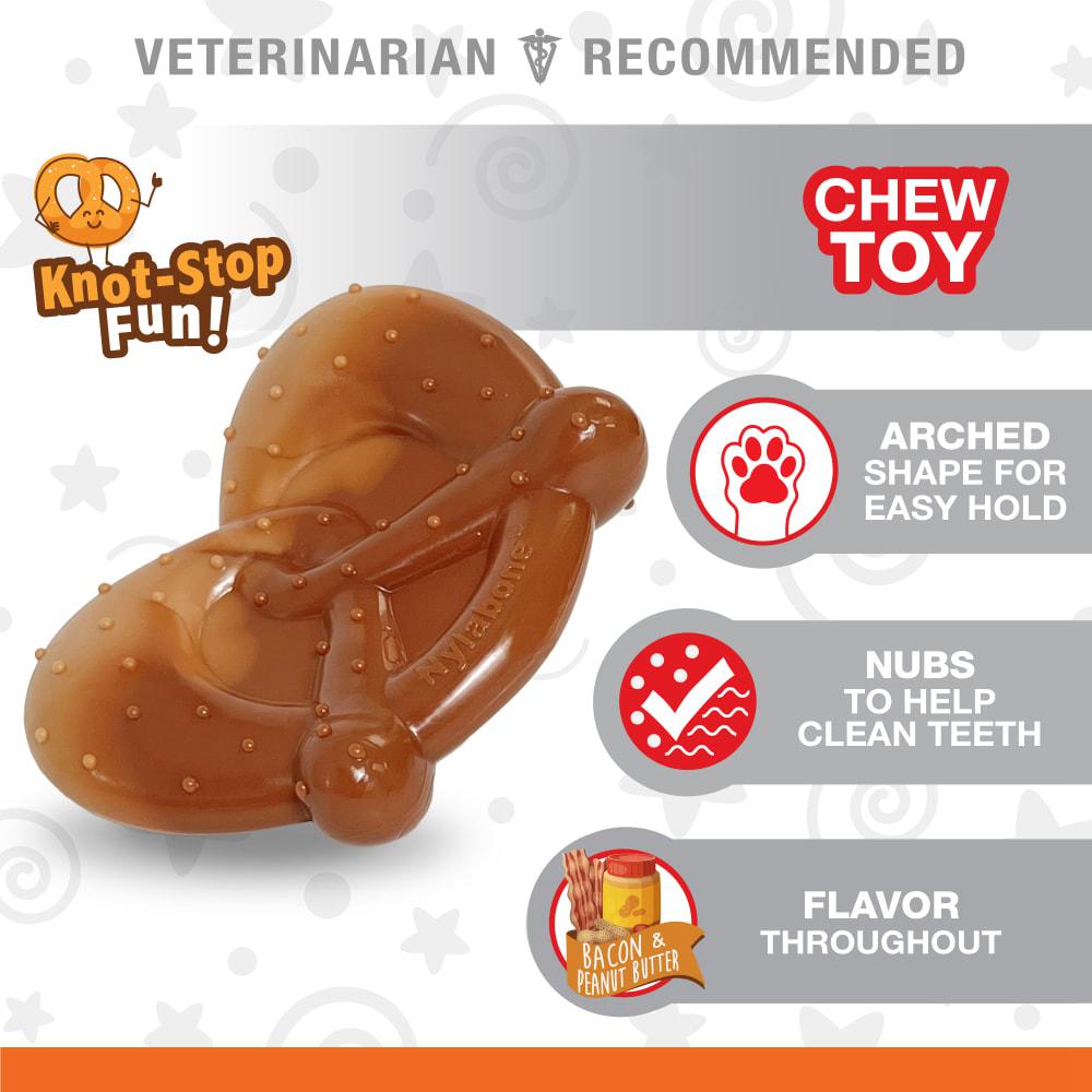 Nylabone Pretzel Power Chew Toys  USA |  FPQGT-1682