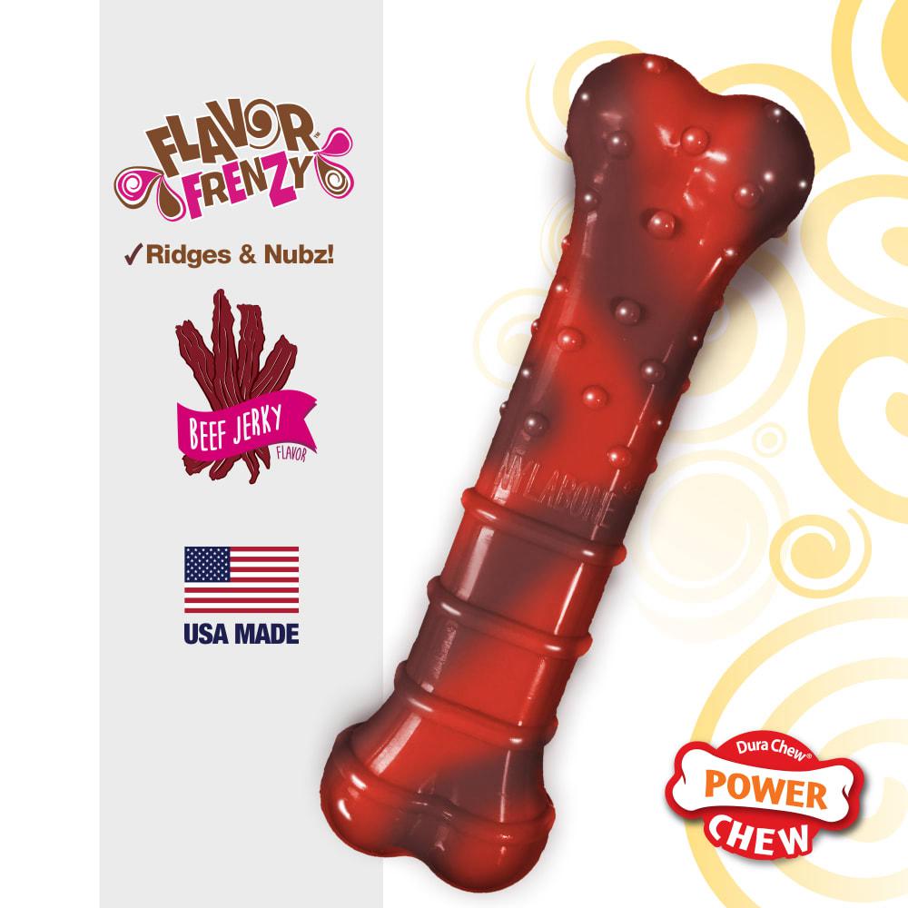 Nylabone Textured Bone Power Chew Toys  USA |  BANVC-5219